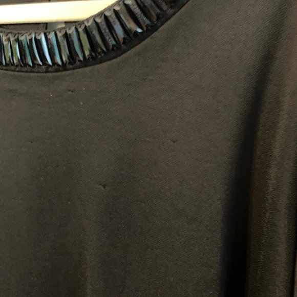 Mandee Dressy T-Shirt with Neckline Beading - Picture 2 of 8